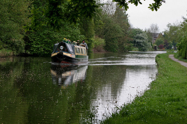Canal boat Lymm...