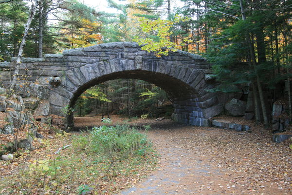 one of the 17 stone carriage road bridges...