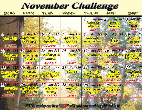PG here is our calendar for the remainder of the m...