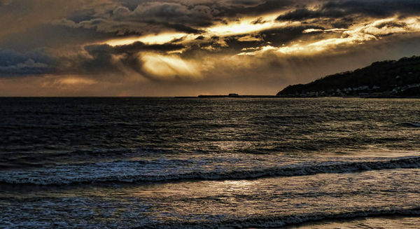 Sunset Lyme Bay...