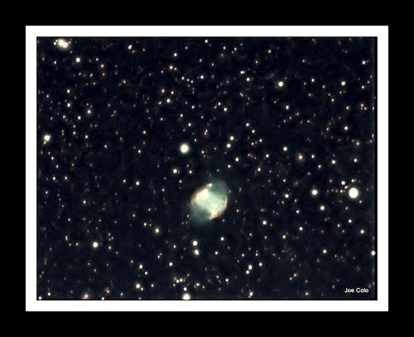 The Dumbell Nebula, also know as Apple Core Nebula...