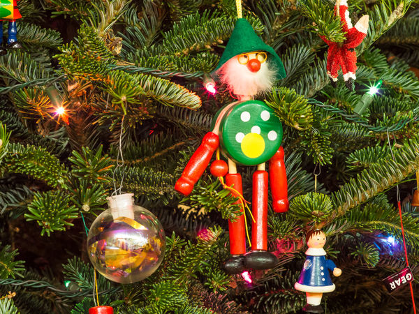 Christmas tree ornaments...