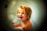 Bathtime joy wih my beautiful grand/daughter...