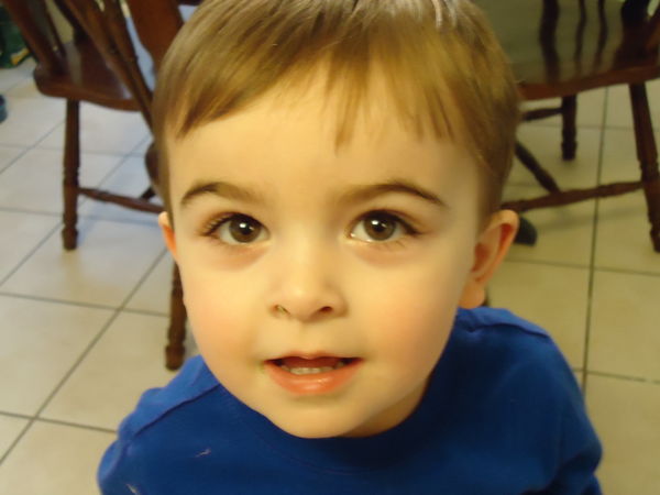 Close-up of little Jack, 2 years old...