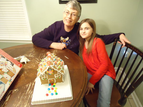 Gingerbread house that Maddie and I made...