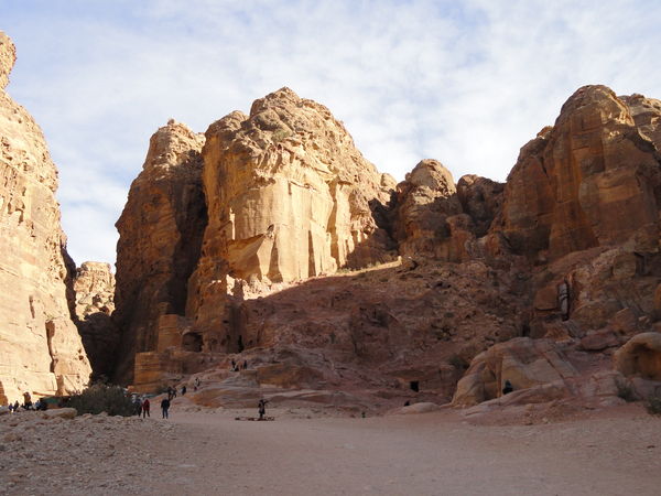 Cliffs in Petra...