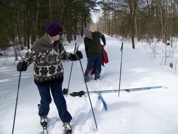 I took this one-on cross country skis-great way to...