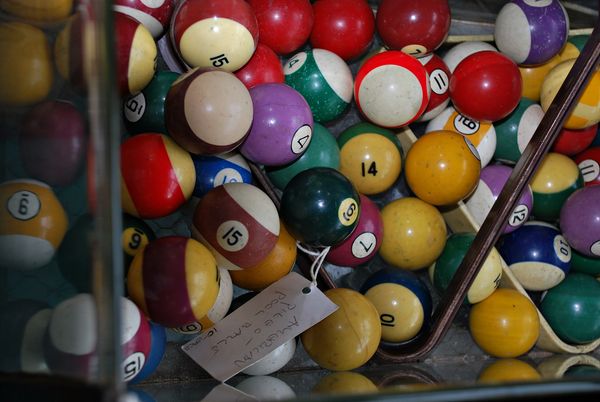 Tank full of billiard balls!!...