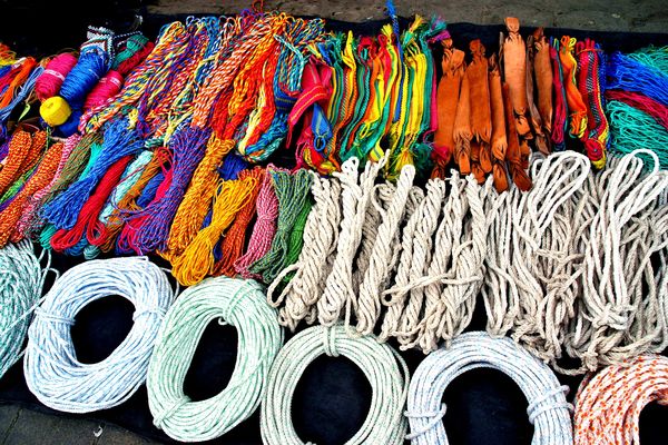 Colored Rope in Guatemala...