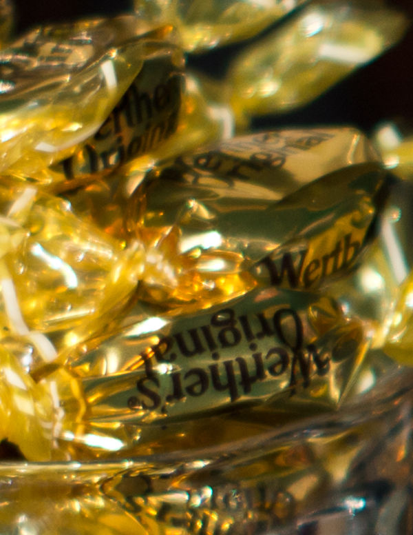 Closeup of Werthers...