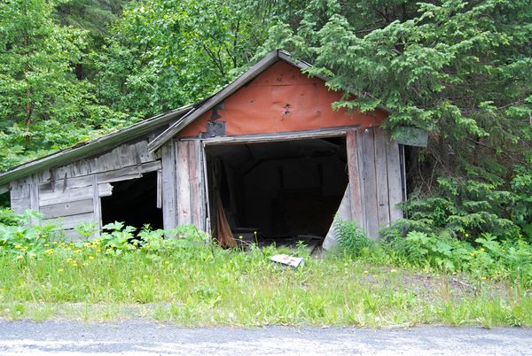 cool old building down by Homer Alaska...