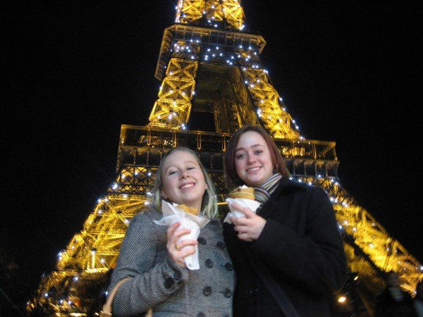 Daughter & Friend in Paris...