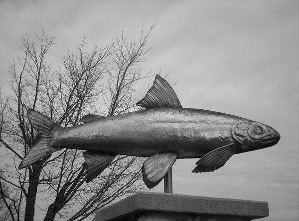 monument to deceased fishermen...