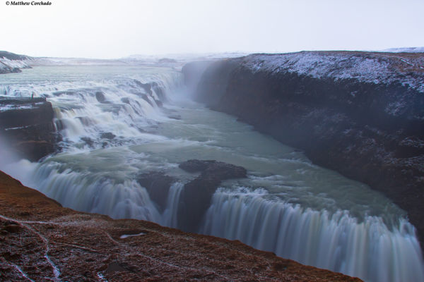 Gulfoss falls...if you look closely you can see pe...