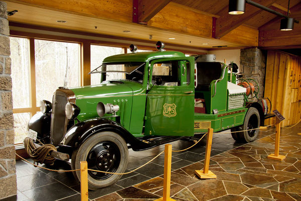 Old Forest Service Fire Engine...