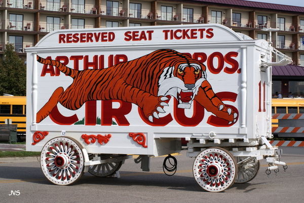 Circus Wagon on display...