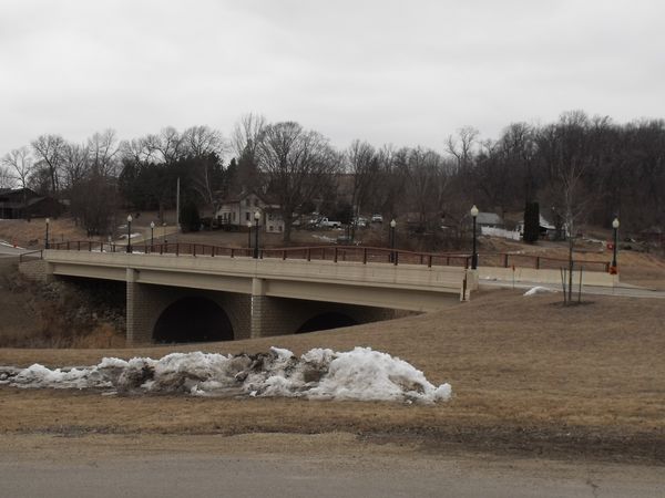 This is the new bridge in that town.  Taken 2-26-2...