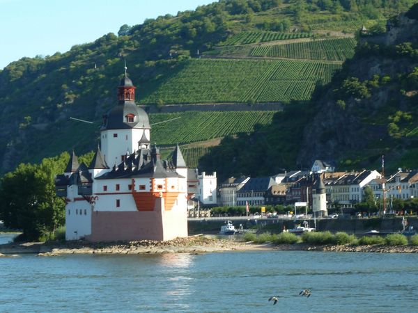 Lighthouse/Castle on the Rhine River...