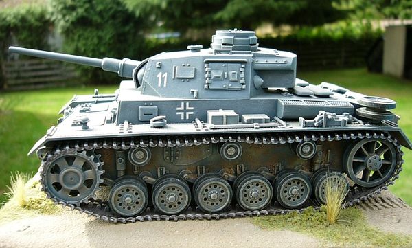 German PzKpfW III ausf J (modified from ausf M/N k...