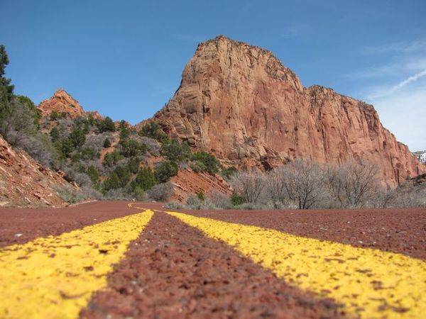 Kolob Canyon. Here's another one I laid in the roa...