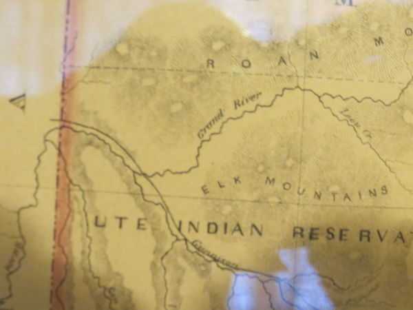 Map of Colorado before Grand Junction was there an...
