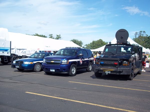 L to R: Wisconsin State Patrol Squad Car, Wisconsi...