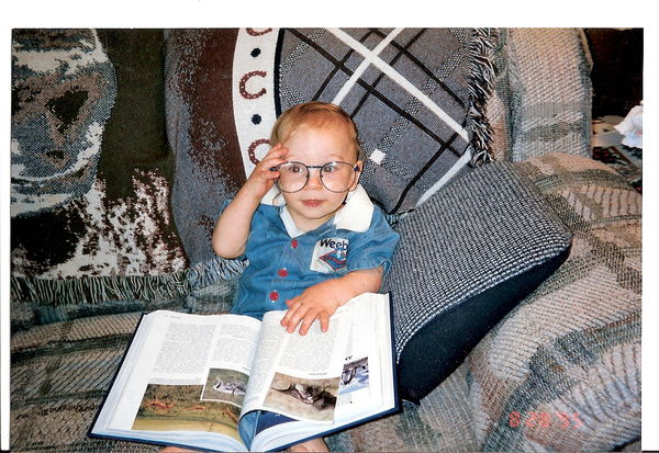 my grandson...about '95...