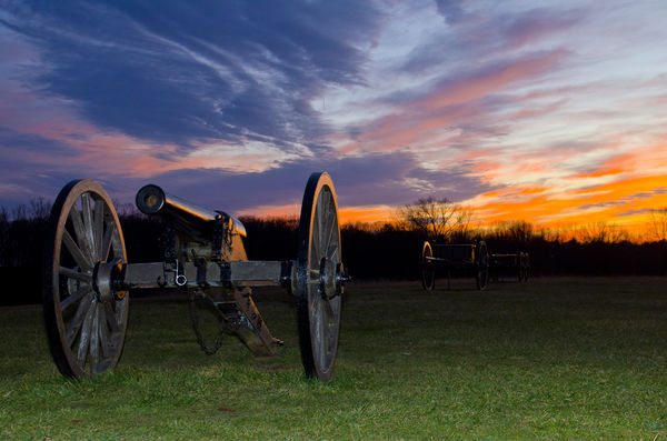 Canon at the Manassas Battlefield...