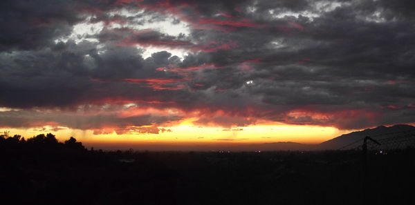 Rainy Day Sunset over San Gabriel Valley...