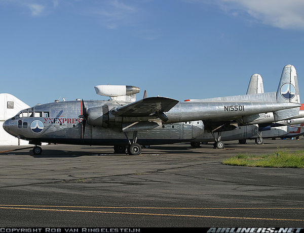 Hawkens and Fairchild C-119...