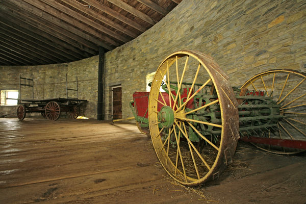 hay equipment and wagon...