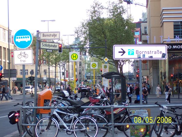 Busy street in Berlin...