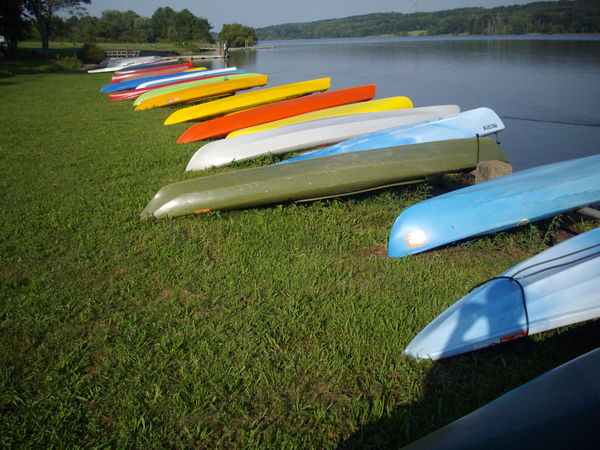 Canoes...