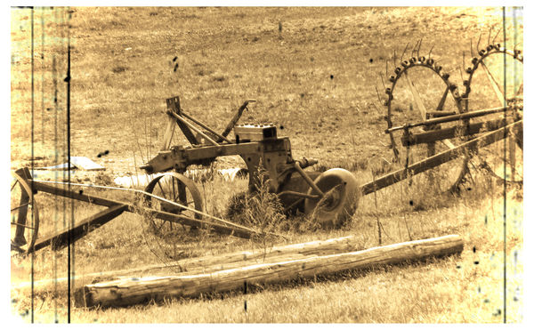 old farm equipment...
