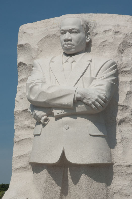 The Dr. Martin Luther King, Jr. memorial....