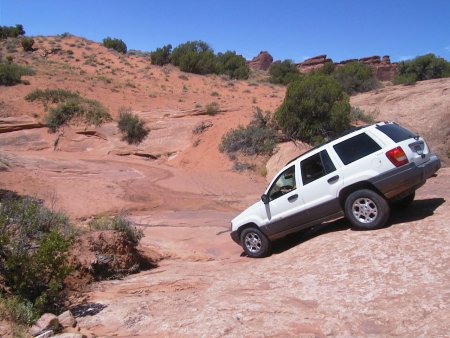 Jeep road in Arches NP...