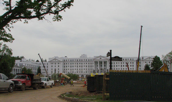 The Greenbrier during construction of new "Casino"...