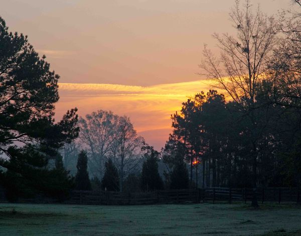 Sunrise in Georgia...