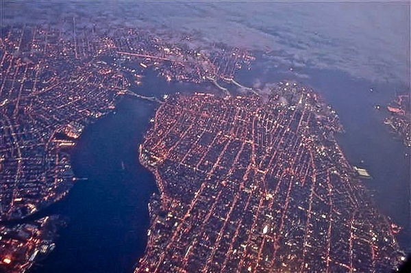 lower manhattan from the sky...