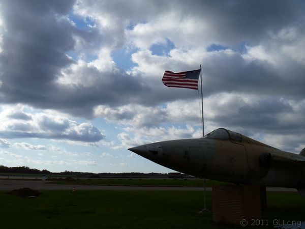 F-105 at Zanesville Air Port...