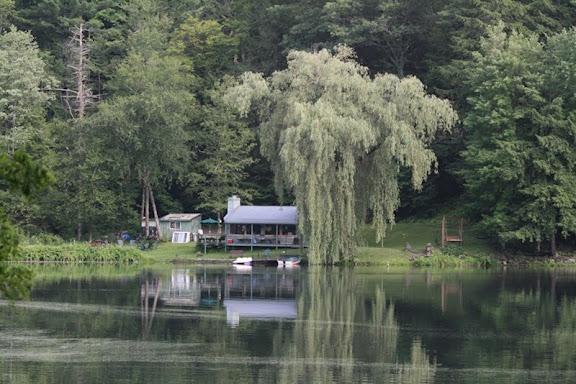 a cottage on a small lake near where I grew up...