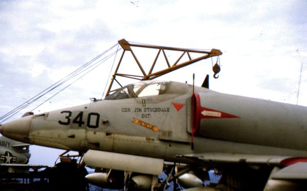 A-4E Skyraider Note name under cockpit...