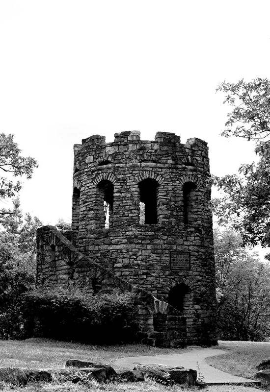 Old stone Tower in Madison Co. Iowa...