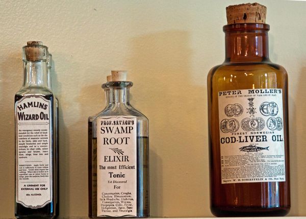 Items from the Old Drug Store at Living History Fa...