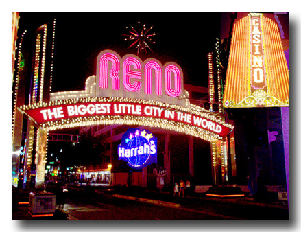 Night time in Reno...