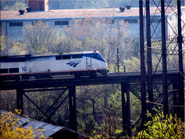 AMTRACK PASSING FULTON GAS WORKS 2...