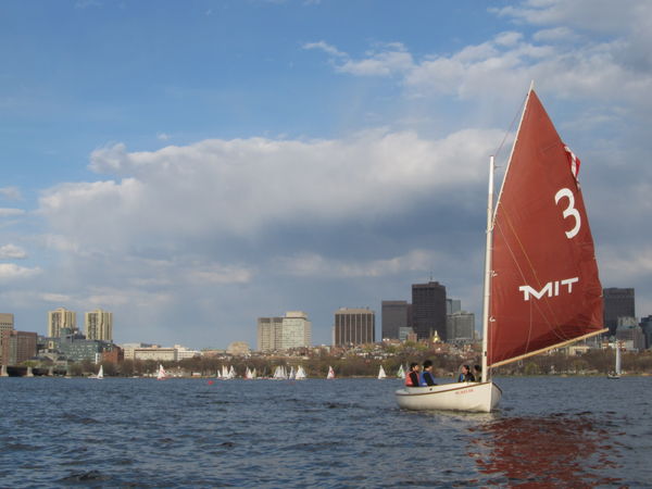 A cat boat at MIT...