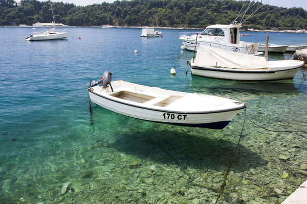 Small boat in Croatia...