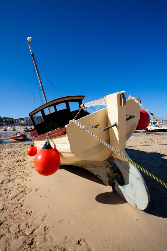 Fishing boat in St Ives, Cornwall...