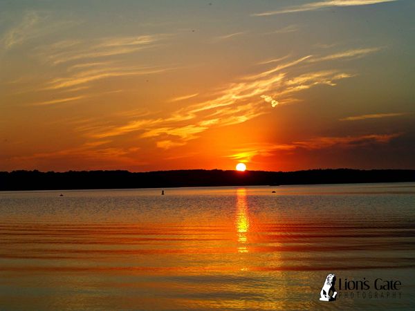 Sunset on Keystone Lake...